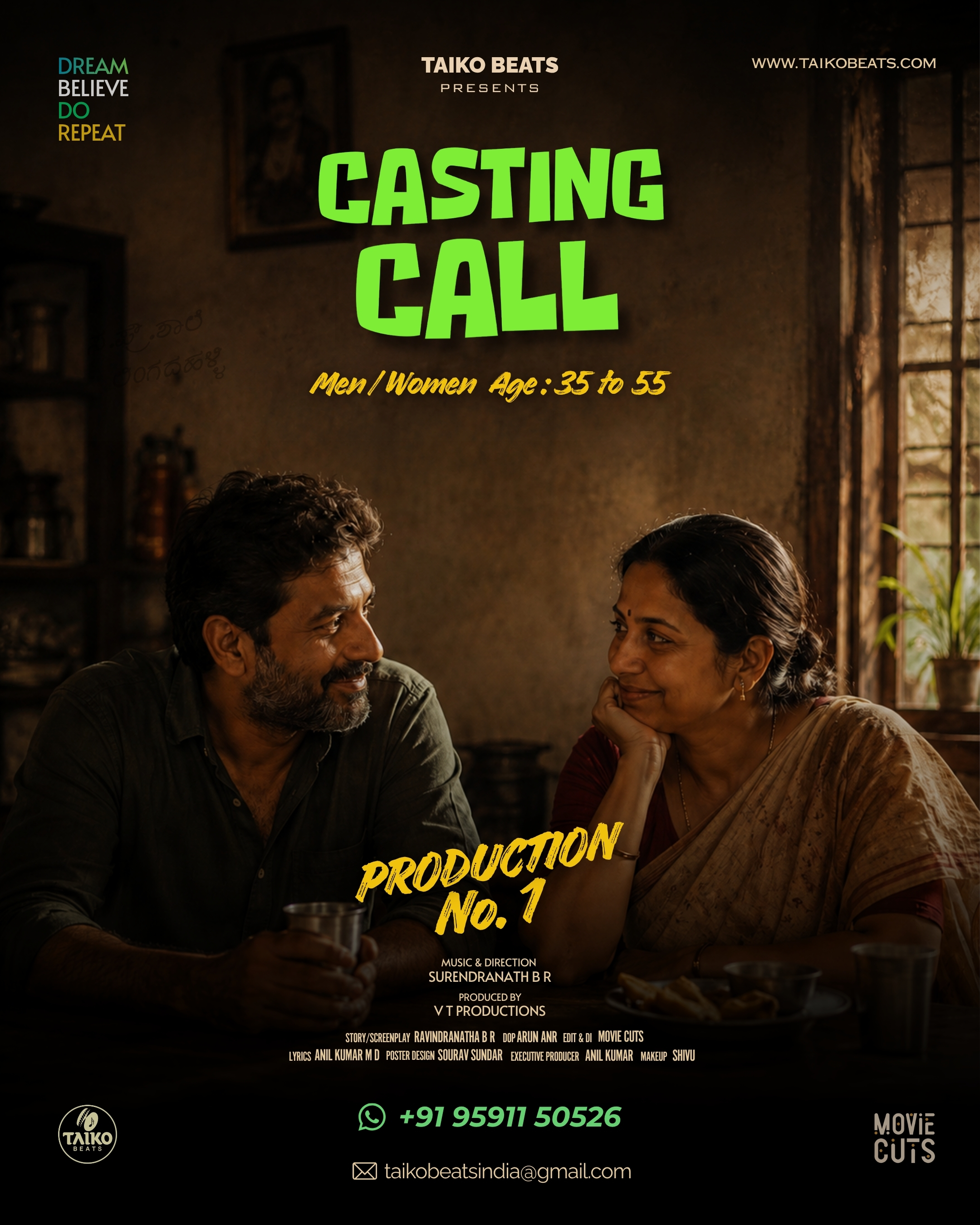 Production No.1 Adults Casting Call